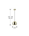 I3-OLENA- LAMPARA 1L -LATON